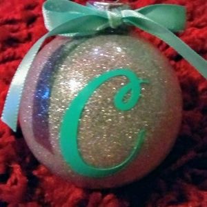 Handmade Glitter ornaments